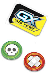 Pokemon Tag Team GX Marker plus Burn and Poison Counters